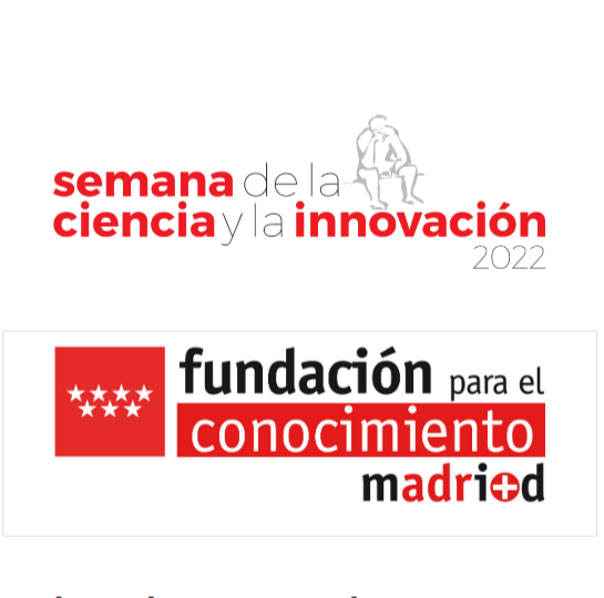 Logos de la Semana de la Ciencia y la Fundación para el conocimiento madri+d