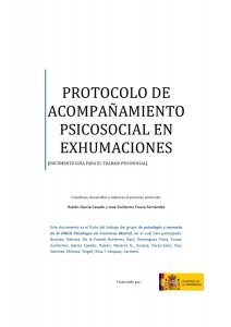 Documento guía para el acompañamiento psicosocial en España 2008 fosas e..._Portada