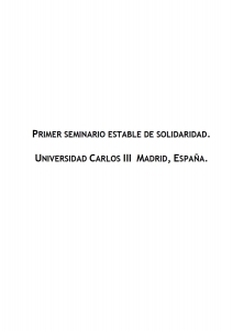libro primer seminario estable solidaridad carlos III_Portada